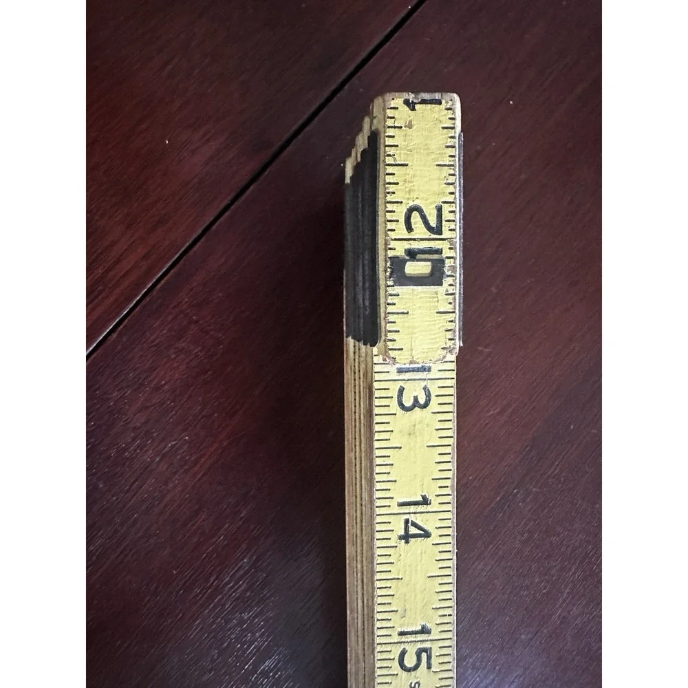 Vintage Stanley Handyman Zig Zag 72 Inch Folding Ruler
